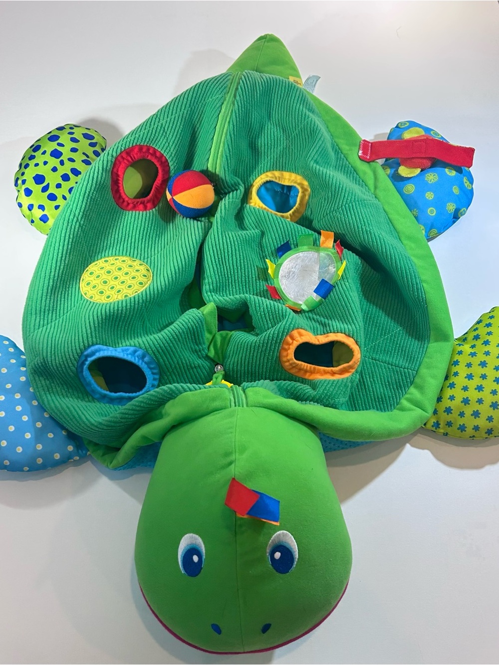Melissa & Doug K’s Kids Turtle Ball Pit Baby Activity Mat Sensory Toy No Balls